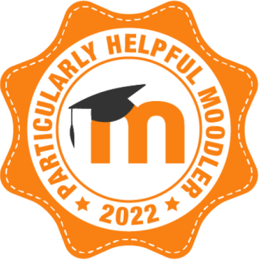 Michael Milette Awarded Particularly Helpful Moodle (PHM) Support in 2022