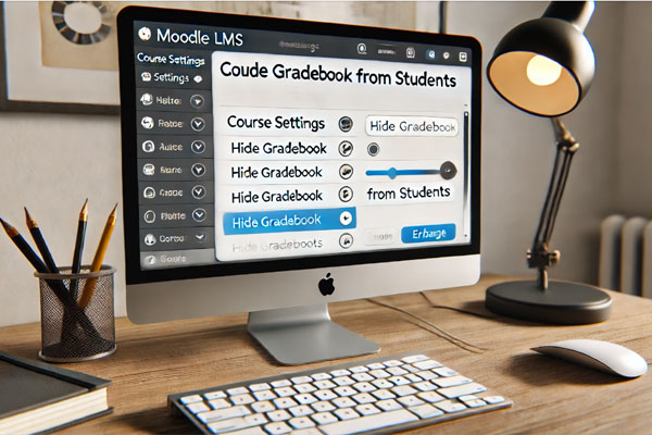 Single activity course hide gradebook in Moodle LMS